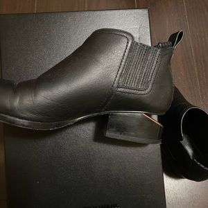 Alexander Wang kori bootie with rose gold